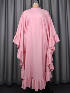 Robes Bubu amples et longues à manches chauve-souris élégantes pour femmes africaines, vente en gros, robes à jupes larges pour les fêtes - Product Image 2