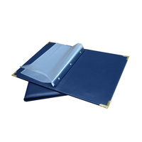 Porte-menu et livre de recettes multifonction en PU/PVC/cuir pour entreprises et promotionnels, avec bloc-notes