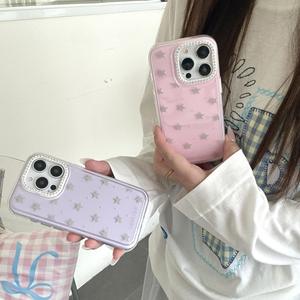 Étoile de diamant à la mode et haut de gamme adaptée à la coque de <span class=keywords><strong>téléphone</strong></span> IPhone16promax Apple 15pro paquet complet 14 célébrité <span class=keywords><strong>Internet</strong></span> - Product Image 4