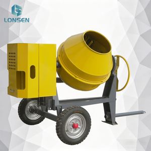 Mezcladora de Concreto CM350-2A 350L 4~5m³/h Mezcladora de Cemento Móvil para Construcción - Product Image 6
