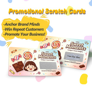 Tarjetas Rasca y Gana Personalizadas con Temática de Dulces, Impresión Digital en Cartulina, Diseño Gratuito, Boletos de Lotería Rasca y Gana - Product Image 3