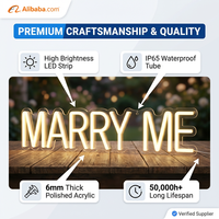 Enseigne néon personnalisée MARRY ME, cœur rose, LED bleu glace, enseigne publicitaire pour proposition de mariage, fête, bar, décoration intérieure, toile de fond, manuel