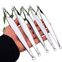 Leurre de pêche en métal pour lancer longue distance, jigging rapide en eau salée, appât artificiel en plomb avec doubles hameçons, pêche en bateau, appât bionique, pêche en mer