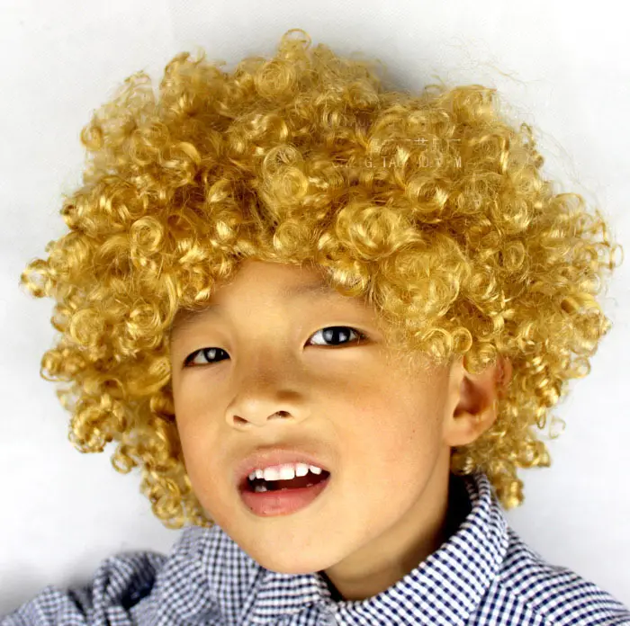 Peluca de disfraz de payaso Afro multicolor, accesorios de disfraz para niños y adultos, pelucas de fiesta