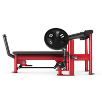 Équipement de presse de banc en acier de machine de gymnastique chargée par double plaque commerciale pour l'entraînement de force pour la sécurité d'exercice de dos de bras de poitrine