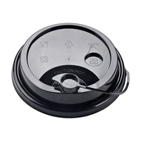 Couvre-gobelet en plastique PP/PS jetable pour boissons chaudes/froides, vente en gros de gobelets à café à emporter