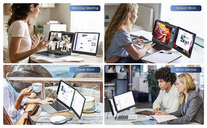 Monitor LED Portátil de 15.6 Pulgadas HD HDR con Altavoces, Doble USB-C Plug and Play, Monitor de Juegos FHD Móvil - Product Image 5