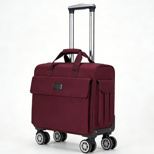 <span class=keywords><strong>Maleta</strong></span> de Viaje MGB Personalizada de Fábrica, Pequeña, para Debajo del Asiento, de 16 Pulgadas, con Ruedas Giratorias, Color Rojo, para Negocios - Product Image 1