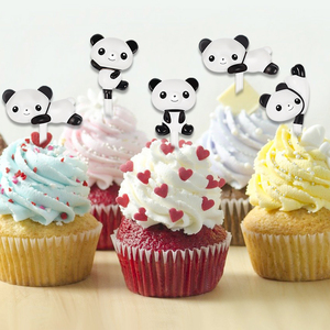 Ajouter au panier Panda Lindos Palillo de Dientes de Postre Palillo para Almuerzo de Dibujos Animados Caja Bento Fruta Pasteleria - Product Image 4