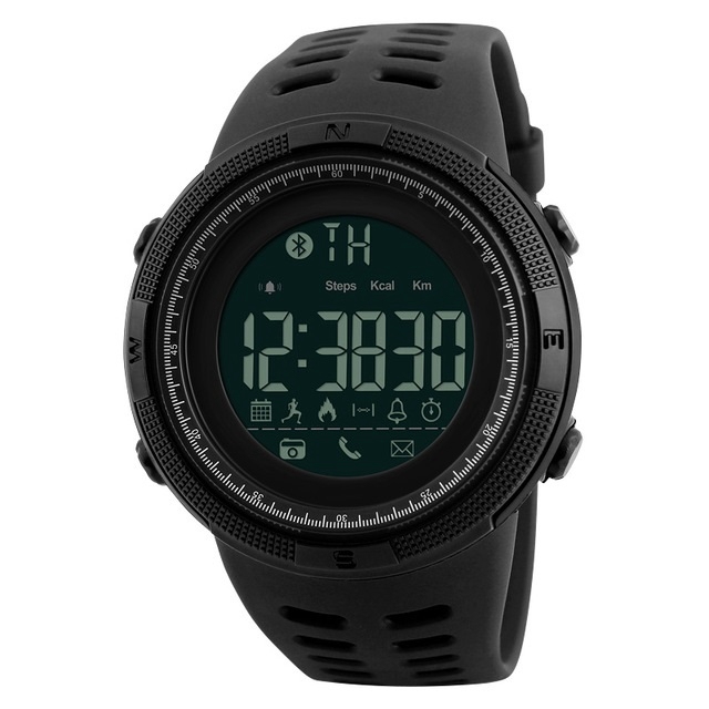SKMEI 1250 Mens Rubber Calorie Pedometer Digital Smart Sport Watch