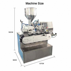 Machine de remplissage et de scellage <span class=keywords><strong>automatique</strong></span> à ultrasons pour tubes en plastique à grande vitesse, garantie 1 an, pour cosmétiques, shampooing, confiture - Product Image 5