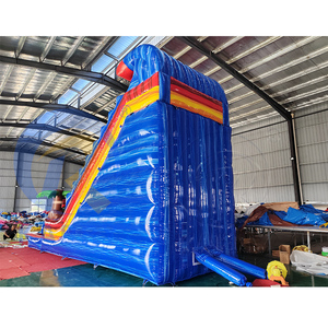Toboggan <span class=keywords><strong>aquatique</strong></span> commercial tropical <span class=keywords><strong>gonflable</strong></span> en PVC irisé, toboggan <span class=keywords><strong>aquatique</strong></span> <span class=keywords><strong>gonflable</strong></span> imperméable de 29 pieds pour adultes, piscine <span class=keywords><strong>gonflable</strong></span> avec toboggan - Product Image 4