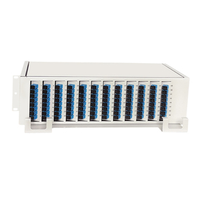 Divisor de unidad ODF de distribución de fibra de alta densidad extraíble 3U 1x96 FDN SC UPC Montado en Rack para redes de comunicación óptica - Product Image 1