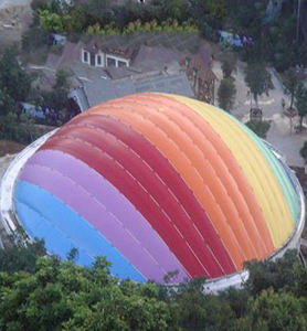 โดมกีฬาเป่าลมแบบยืดหยุ่นพร้อมแผงกันกระแทกสำหรับสนามเทนนิสและห้องจัดแสดงนิทรรศการ - Product Image 2