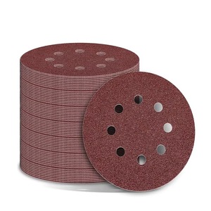 50 Pezzi <span class=keywords><strong>Dischi</strong></span> Abrasivi da 5 Pollici con 8 Fori, Grana 150 600 1000, Carta Abrasiva per Levigatrice Orbitale - Product Image 1