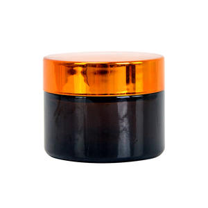 Prix d'usine Diverses spécifications Pot de crème cosmétique en verre fantaisie ambré - Product Image 3