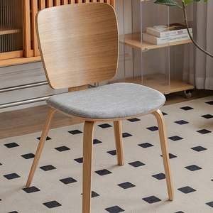 Sillas de Comedor Modernas de Madera Maciza Curvada con Respaldo Alto, Muebles para Comedor de Hotel y Restaurante, Más Populares - Product Image 3