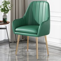 Offres à Durée Limitée : Chaises de Salle à Manger Ergonomiques de Style Moderne avec Cadre Métallique et Revêtement en Cuir, Mobilier de Restaurant