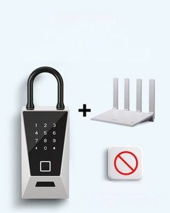 Chìa khóa + thẻ + mật khẩu + vân tay chìa khóa thông minh an toàn với vân tay & mật khẩu khóa thẻ truy cập & Wifi kết nối mở khóa từ xa - Product Image 1