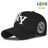 Casquettes de sport personnalisées OEM avec logo brodé 3D en plein air, casquettes réglables à 6 panneaux, visière incurvée, casquette de golf et de baseball pour chiens, polyester