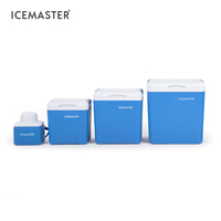 Icemaster vente en gros empilable 7 14 45 2l qualité alimentaire Pp Mini coffre à glace extérieur Portable voiture glacière ensemble avec roues