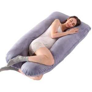 Cuscino completo del corpo del cuscino di gravidanza comodo a forma di U ergonomico all'ingrosso, cuscino di maternità per le donne incinte - Product Image 1