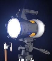 Lanterne de camping portable rechargeable avec guirlande lumineuse LED extractible, lampe de tente rétro à intensité variable IP44 Type-C