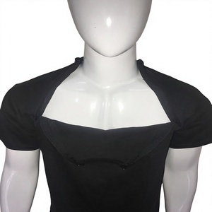 Chemotherapy <b>Chest</b> Port Access Cancer Patient T-Shirts Unisex O-Neck Long Sleeve 100% Cotton Formal Quick Dry Dot Breathable - Product Image 1