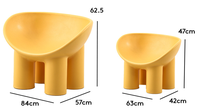 Moule en aluminium rotatif pour chaise en forme de jambe d'éléphant OEM, canapé pour adultes et enfants, chaise de loisirs créative d'extérieur, tabouret en plastique populaire