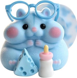 ของเล่นแฮมสเตอร์บีบได้ทำมือ Taba Squishy - ของขวัญบรรเทาความเครียดสุดน่ารัก สมจริง ช่วยผ่อนคลายประสาทสัมผัส - Product Image 1