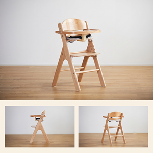 Chaise haute <span class=keywords><strong>en</strong></span> bois Montessori pour la maternelle, hauteur réglable pour bébés et tout-petits, siège de repas sécurisé pour la garderie, l'école maternelle et la crèche - Product Image 3