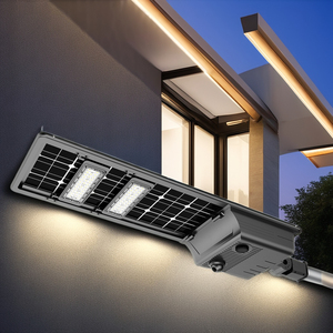 Farola <span class=keywords><strong>solar</strong></span> todo en uno avanzada 40W 5050 LED Super brillante 2700K-6500K CCT blanco cálido IP65 impermeable DC Street Roads - Product Image 4