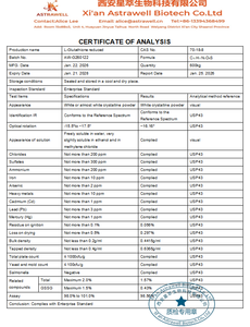 Astrawell Glutathion-Pulver L-Glutathion Nahrungsergänzungsmittel zur Hautaufhellung <span class=keywords><strong>99</strong></span>% Glutathion - Product Image 2