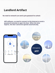 Khóa cửa bán tự động thông minh với mã + vân tay + khóa cơ - Product Image 4