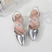 Chaussures de danse de salon pour filles avec talon carré en diamant, semelle en caoutchouc à talon bas, chaussures de performance salsa en plein air, chaussures de scène tendance