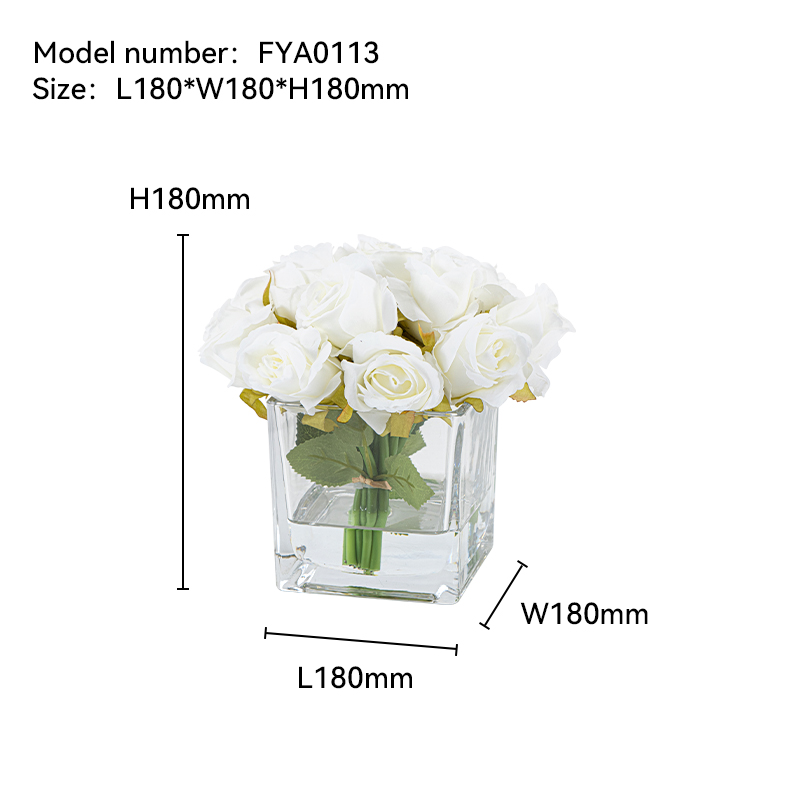 Juegos de Peonías Artificiales, Hortensias y Rosas Pequeñas - FYA0113