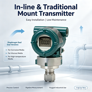 Offre Spéciale – Transmetteur de Niveau Différentiel HART 4-20mA Série EJA (EJA110E/EJX110A) pour Mesure de Débit et de Niveau d'Eau/Air - Product Image 4
