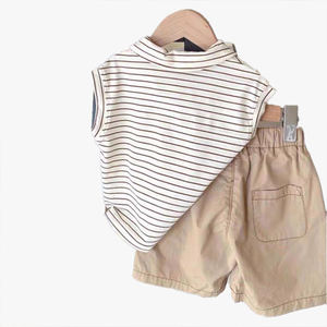 เสื้อโปโลเด็กผู้ชายไซส์ใหญ่ รุ่นซัมเมอร์ 2026 เสื้อกั๊กโปโลเด็กแขนกุด ผ้าบางเบา แฟชั่นเสื้อผ้าเด็ก - Product Image 3