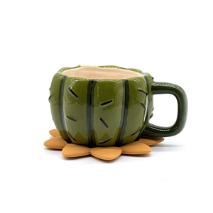 Avatar: The Last Airbender <span class=keywords><strong>Sokka</strong></span> Cactus Taza de jugo de porcelana Diseño en forma de dibujos animados Taza de café de cerámica - Product Image 3