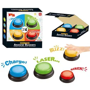 Yingnisi Answer Buzzers Trivia Nights Buzzer Button Family Game Colored Buzzers for Game Show