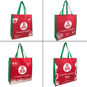 Giá rẻ sinh thái tùy chỉnh thiết kế logo in tái sử dụng lớn không dệt mua sắm Tote <span class=keywords><strong>Bag</strong></span> đối với siêu thị - Product Image 6