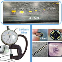 Nuevo Endoscopio de Video Ultrafino de Grado Médico 2026, 1mm, 4 LED, OVM6946, 400x400p, 30 FPS, Solo para Cámara, Placa USB, Sin Contenido