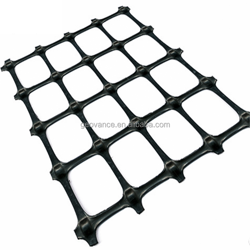 HDPE Двухосная георешетка 30kn-40Kn, усиленная стеновая георешетка для дороги и подпорной стены для проезжей части