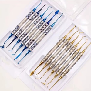 Dental Amalgam Filling Instrument Composite Shaper Carver Burnisher and Plugger Composite Filling Instruments <b>Kit</b> - Product Image 5