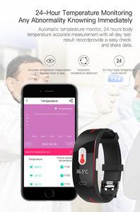 Akıllı bilezik PPG ekg HRV kalp hızı kan oksijen sıcaklık monitörü renkli ekran akıllı bileklik - Product Image 6