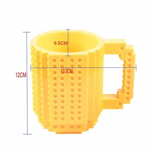 <span class=keywords><strong>Tasse</strong></span> créative à café au lait <span class=keywords><strong>Tasse</strong></span> de 350ml <span class=keywords><strong>Tasse</strong></span> créative à construire en brique Tasses Porte-eau potable Blocs de construction Conception Cadeaux d'anniversaire - Product Image 6