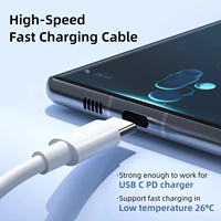 Cable de Carga USB Tipo-C de 1M 20W TPE para Teléfonos, Cámaras y Dispositivos, Carga Rápida de 3A, Blindaje Trenzado, Conductor de Cobre Puro