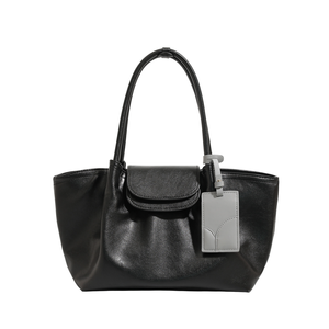 小众红色大容量休闲手提包女2025秋冬新款高端通勤手提包双根涤纶 - Product Image 1