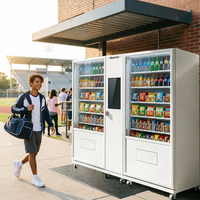 Distributeur automatique de snacks avec corps métallique, écran tactile, SDK activé, options de paiement multiples