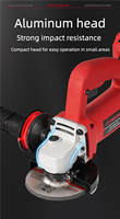 Meuleuse d'angle portable ZSQG-3620, machine de découpe et de polissage, contrôle de vitesse pour électricien, usage domestique et construction